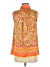 Vince Camuto Orange Sleeveless Blouse Size M - photo 2