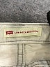 Levi's 100% Cotton Graphic Ivory Denim Shorts Size 12 - photo 3