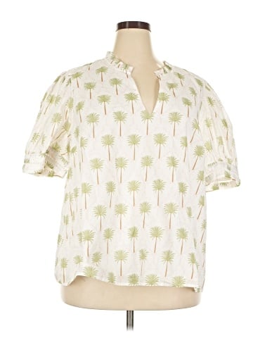 Crown & Ivy Short Sleeve Blouse (view 1)