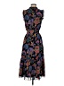 J.Crew 100% Polyester Paisley Blue Cocktail Dress Size XS - photo 2