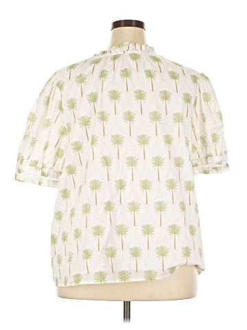 Crown & Ivy Short Sleeve Blouse (view 2)