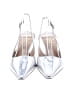 Sam Edelman Metallic Silver Heels Size 6 - photo 2
