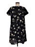 Mittoshop 100% Polyester Floral Black Casual Dress Size M - photo 2