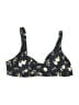 Xhilaration Floral Black Swimsuit Top Size XL - photo 1