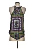 Lavish Purple Sleeveless Blouse Size S - photo 2