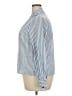 Unbranded 100% Polyester Stripes Blue 3/4 Sleeve Blouse Size XXL - photo 5