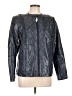 H By Halston 100% Rayon Blue Jacket Size 12 - photo 1