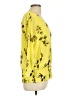 Vince Camuto 100% Polyester Yellow 3/4 Sleeve Blouse Size L - photo 4