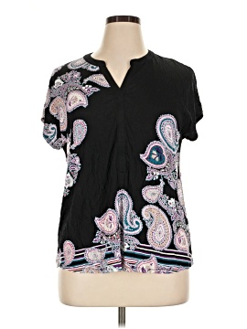 Dana Buchman Short Sleeve Blouse