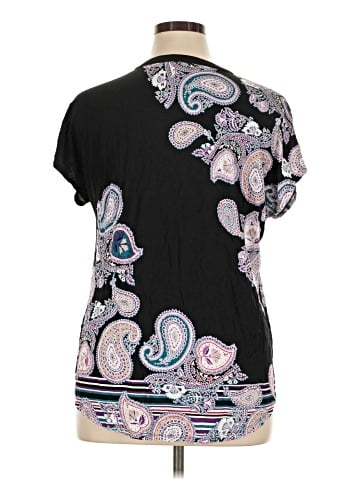 Dana Buchman Short Sleeve Blouse (view 2)