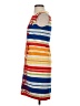 Tabitha 100% Cotton Graphic Stripes Multi Color Blue Casual Dress Size 2 - photo 5