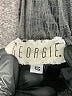 Georgie 100% Polyester Metallic Gray Shorts Size S - photo 3