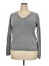 White Stag Gray Long Sleeve Top Size 20 - photo 1