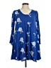 Altar'd State 100% Rayon Blue 3/4 Sleeve Blouse Size M - photo 1
