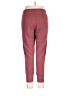 Danskin Solid Burgundy Casual Pants Size L - photo 2