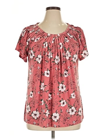 Style&Co Short Sleeve Blouse (view 1)