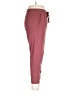 Danskin Solid Burgundy Casual Pants Size L - photo 4