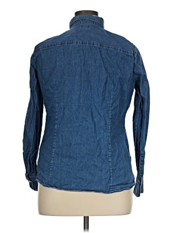 J.Crew Factory Store Long Sleeve Button-Down Shirt (view 2)