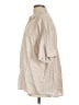 Max Studio Stripes Tan 3/4 Sleeve Button-Down Shirt Size L - photo 5