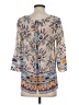 Maeve 100% Silk Print Blue 3/4 Sleeve Blouse Size 0 - photo 2