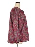 Talbots 100% Polyester Paisley Burgundy Long Sleeve Blouse Size 3X - photo 4