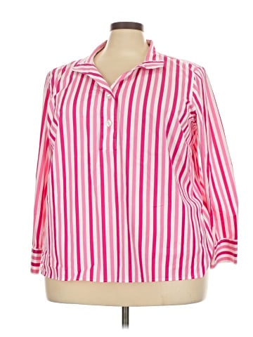 Talbots 3/4 Sleeve Button-Down Shirt (view 1)