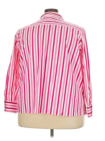 Talbots 3/4 Sleeve Button-Down Shirt (view 2)