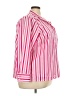 Talbots Stripes Pink 3/4 Sleeve Button-Down Shirt Size 3X - photo 4
