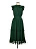 CeCe 100% Polyester Green Casual Dress Size M - photo 1