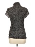 Chaus 100% Nylon Black Short Sleeve Top Size L - photo 2