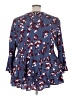 Lane Bryant Blue 3/4 Sleeve Blouse Size 24 - photo 2