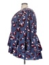 Lane Bryant Blue 3/4 Sleeve Blouse Size 24 - photo 5