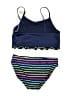More Than Magic Graphic Blue Two Piece Swimsuit Size 14 - photo 2