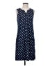 Lands' End Polka Dots Blue Casual Dress Size S - photo 1