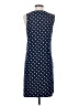 Lands' End Polka Dots Blue Casual Dress Size S - photo 2