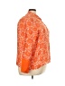 J.Crew Orange 3/4 Sleeve Button-Down Shirt Size 24 - photo 4