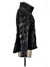 Blanc Noir 100% Polyurethane Metallic Black Jacket Size XS - photo 4