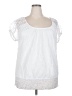 Bobbie Brooks 100% Polyester White Short Sleeve Blouse Size 2X - photo 1