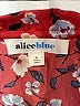 Alice Blue 100% Polyester Red Sleeveless Blouse Size L - photo 7