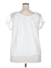 Bobbie Brooks 100% Polyester White Short Sleeve Blouse Size 2X - photo 2