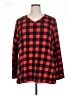 Cuddl Duds Plaid Red Pullover Sweater Size XL - photo 1