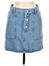 Topshop Blue Denim Skirt Size 6 - photo 1