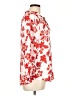 Ann Taylor LOFT 100% Polyester Red 3/4 Sleeve Blouse Size L - photo 4