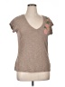 Guess Brown Short Sleeve Top Size XL - photo 1