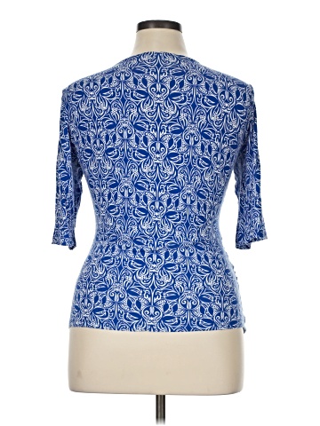 Cable & Gauge 3/4 Sleeve Blouse (view 2)