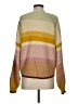 By Anthropologie Color Block Yellow Pullover Sweater Size XS - photo 2
