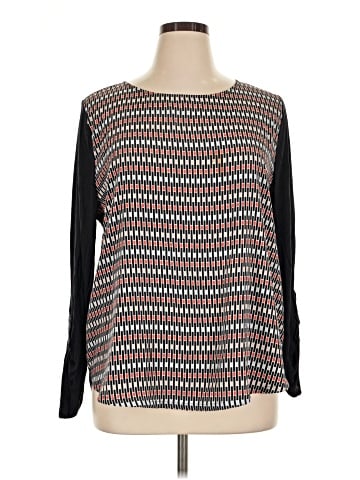 Ann Taylor Factory 3/4 Sleeve T-Shirt (view 1)
