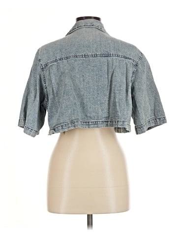 Bershka 3/4 Sleeve Button-Down Shirt (view 2)