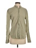 Zara Solid Tan Long Sleeve Button-Down Shirt Size S - photo 1