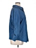 Cj Banks Blue 3/4 Sleeve Button-Down Shirt Size 0X - photo 4